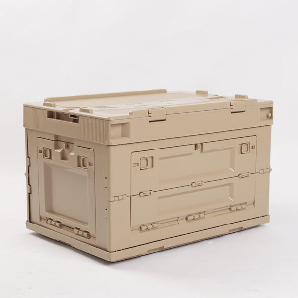 collapsible storage box sand color